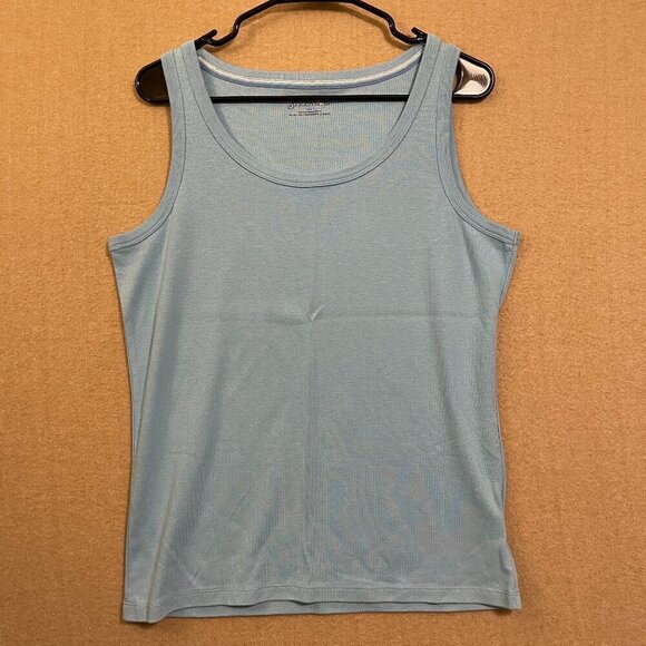St John's Bay Tank Top Women's Large Blue - Picture 1 of 12